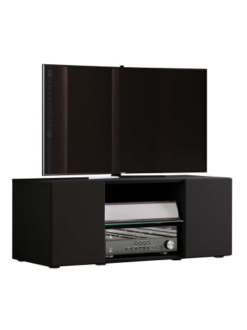 ebuy24 TV Tisch Lowina 6 Schwarz 95 x 36 cm