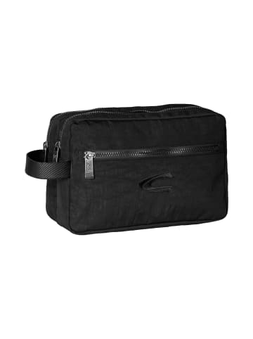 Camel Active JOURNEY Kulturtasche aus Nylon mit Tragegriff in Schwarz
