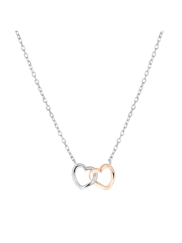 Lucardi 925 Silber Halskette  Herz