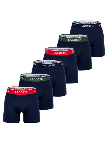 Lacoste Boxershort 6er Pack in Dunkelblau