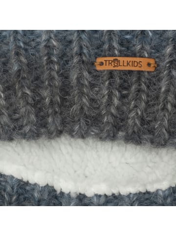 Trollkids Mütze Senja in dusty blue