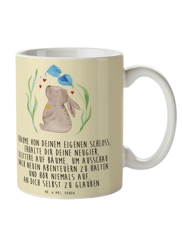 Mr. & Mrs. Panda Mug Hase Blume mit Spruch in Blumig