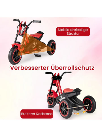 COSTWAY Kinder Dreirad ab 3 Jahren in Rot