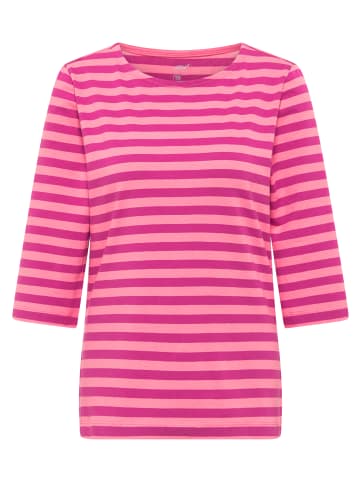 Joy Sportswear 3/4 Arm-Shirt MALINA in camelia pink stripes