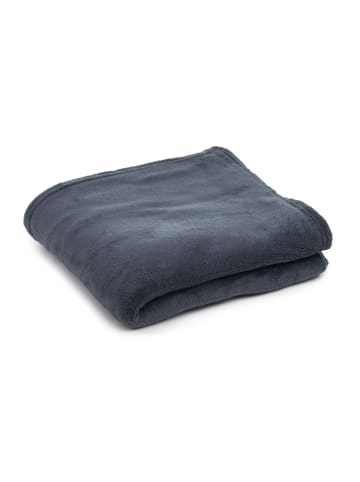 Gözze Wohndecke Kuscheldecke in anthrazit