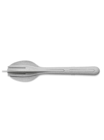 koziol KLIKK * - Besteck-Set 3-teilig in organic grey