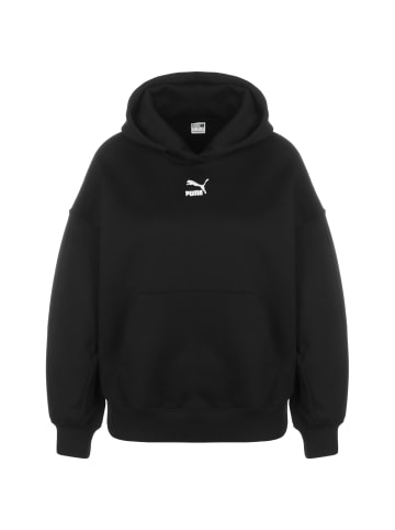 Puma Kapuzenpullover Classics Oversized in schwarz / weiß