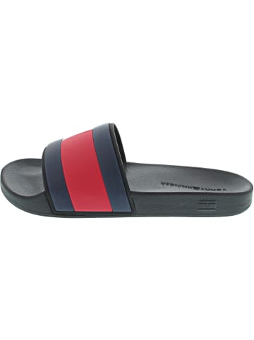 Tommy Hilfiger Flag Pool Slide Pantolette Schwarz