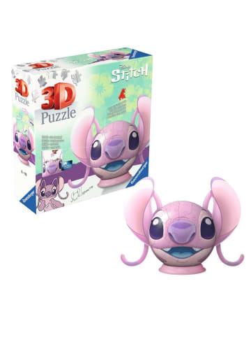 Ravensburger Konstruktionsspiel Puzzle 72 Teile 3D Puzzle-Ball Disney Stitch - Angel 6-99 Jahre in bunt