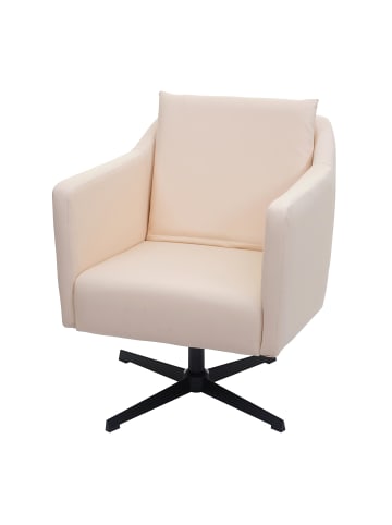 MCW Lounge-Sessel  H93b drehbar, Kunstleder creme-beige