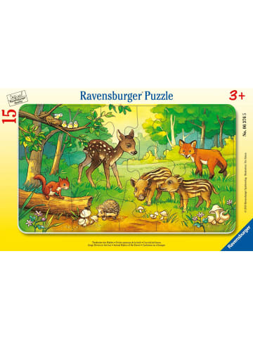 Ravensburger Tierkinder des Waldes. Rahmenpuzzle 15 Teile