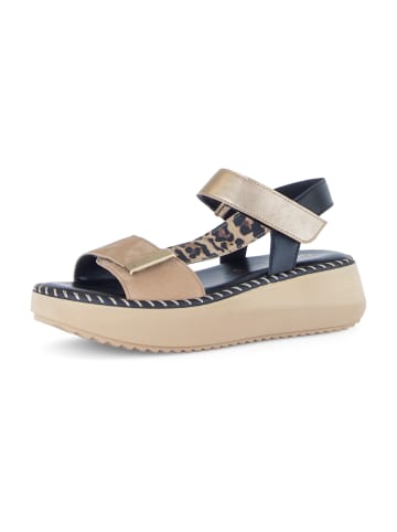 Gabor Plateau Sandaletten in Beige
