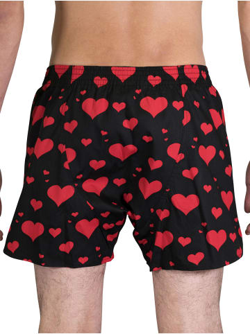 Sugar Pine Boxershorts Herzen in Herzen (schwarz)