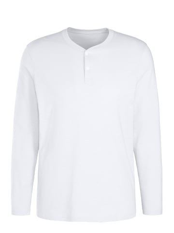 H.I.S Langarmshirt in weiß