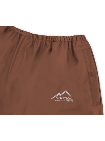 Normani Outdoor Sports Kinder Regenhose York in Braun