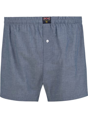Charles Colby 2er Pack Boxershorts LORD MANUS in rot blau kariert