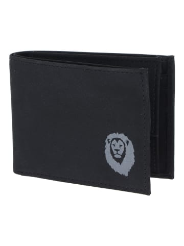 oxmox New Cryptan Geldbörse RFID Schutz 11 cm in schwarz-freedom lion grey