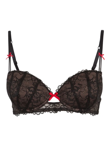 LASCANA Push-up-BH in schwarz