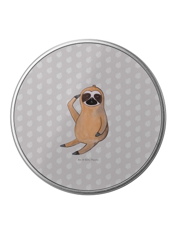 Mr. & Mrs. Panda Aufbewahrungsbox Faultier Vogel ohne Spruch in Grau Pastell