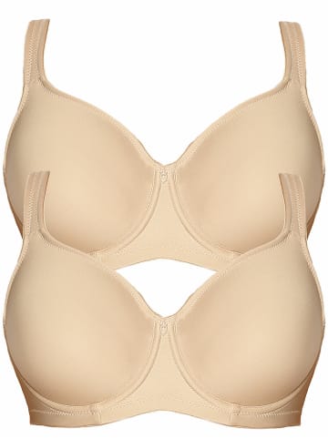 Viania 2er Pack Minimizer Bügel BH Basic in silk silk