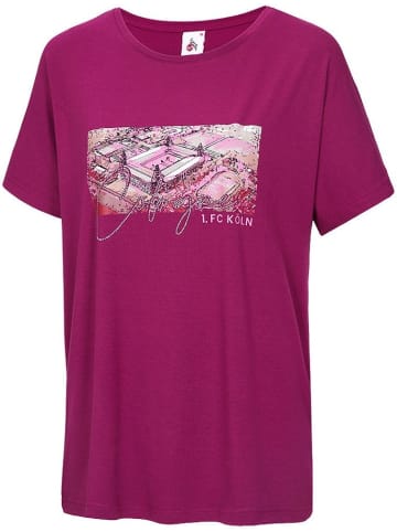 Fußballverein 1. FC Köln Shirt "T-Shirt Spielmannsgasse" in Pink