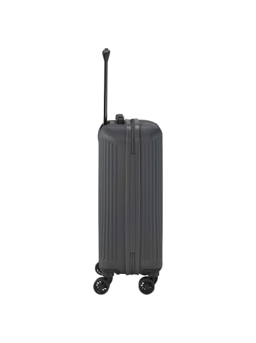 travelite Bali - 4-Rollen-Kabinentrolley S 55 cm (weiß/cognac) in anthrazit