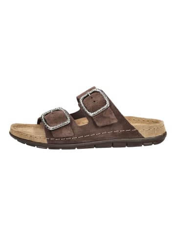 ROHDE Pantoletten in Mocca