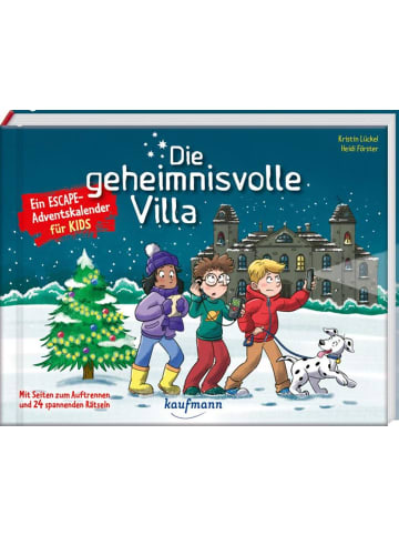 Kaufmann Die geheimnisvolle Villa - Ein Escape-Adventskalender für Kids | Mit Seiten...