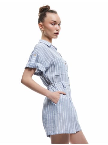 KOTON JUMPSUITS in Blau Gestreift