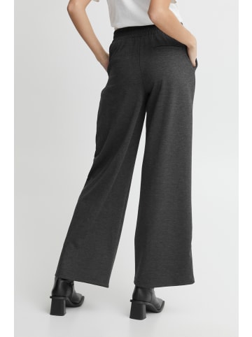 ICHI Freizeithose IHKATE Straight fit in Dark grey melange