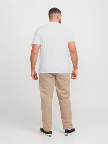 JACK & JONES PLUS T-shirt in Bright White
