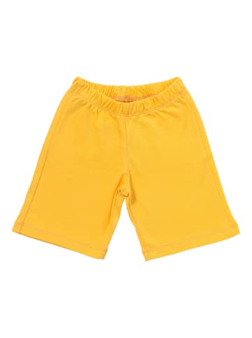Schlummersack Kinder-Shorty aus Bio-Baumwolle in Blau-Gelb