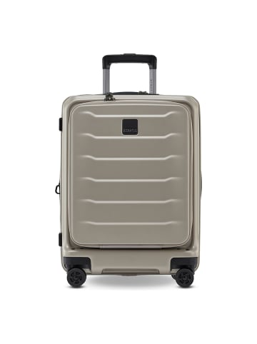 Stratic Phoenix 4 Rollen Kabinentrolley S 55 cm mit Dehnfalte in champagne