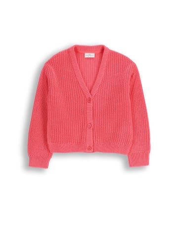 Coccodrillo Strickjacke mit Reißverschluss in rosa
