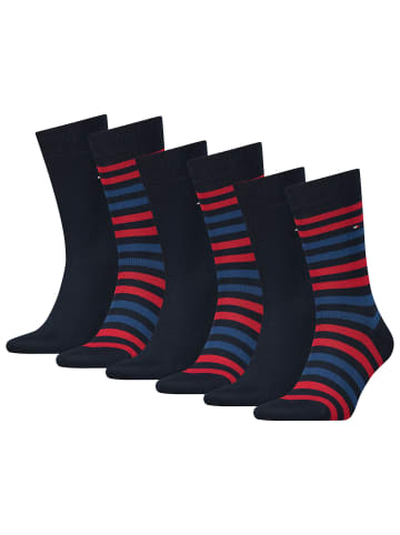 Tommy Hilfiger Socken 6er Pack in Rot