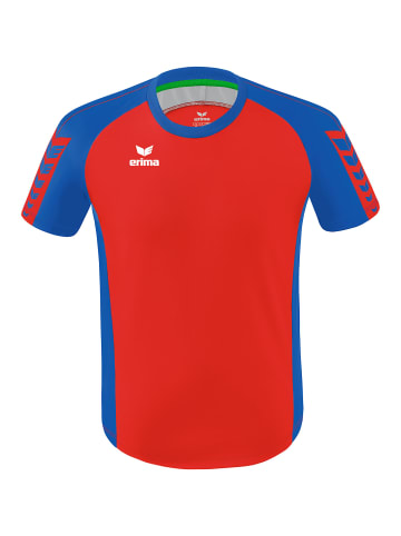 erima Six Wings Trikot in red/new royal