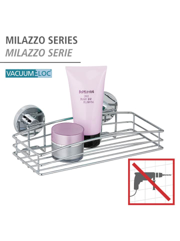 Wenko Vacuum-Loc® Wandablage, Mod. Vacuum-Loc® Wandablage in Chrom