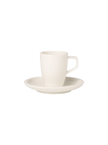 Villeroy & Boch Espressotasse mit Untertasse Artesano Original in Weiß 100 ml in weiß