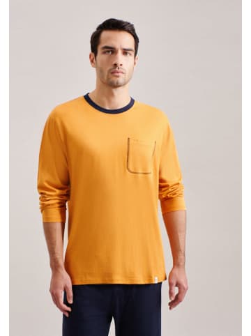 Seidensticker Langarmshirt Regular in Orange