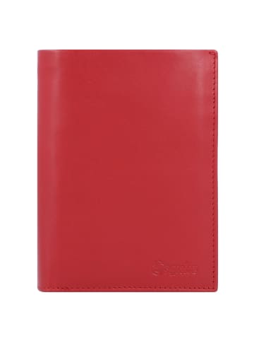 Esquire New Silk Geldbörse Leder 9 cm rot