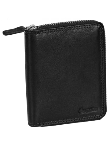 Esquire Duo Damengeldbörse I Leder 10 cm black