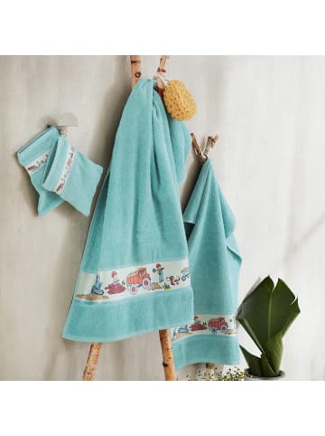 Erwin Müller Frottier Kinder-Badetuch in türkis