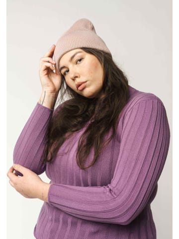MELA Rippstrick Mütze Style KALI in rose