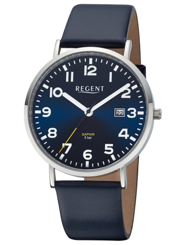 Regent Herrenuhr Quarz Dunkelblau
