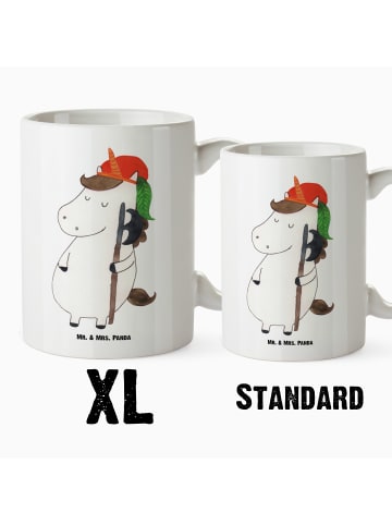 Mr. & Mrs. Panda Jumbo Tasse Einhorn  ohne Spruch in Weiß
