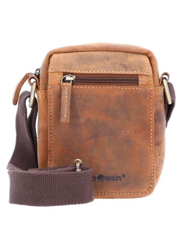 Greenburry Vintage Travel 2 Umhängetasche Leder 15 cm in brown