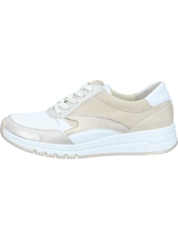 WALDLÄUFER Schnürschuhe in beige/weiss/lightgrey
