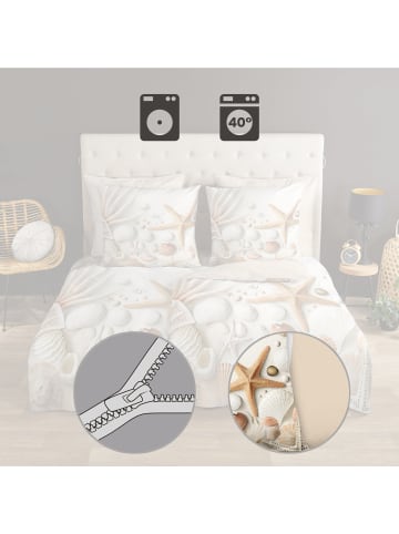 Good Morning Renforcé Wendebettwäsche in sand