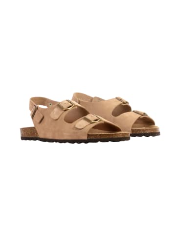 Divine Factory Lederpantoletten Noga Mistral BS Edge Beige