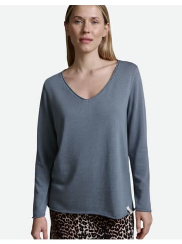 Cotton Candy Langarmshirt in blue ash melange